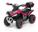 Mini Quadriciclo Moto Elétrica Criança Infantil Bateria 6V Luz Som Bivolt Rosa Importway Bw-129 Rs