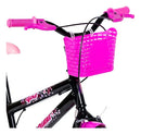 Bicicleta Aro 20 Infantil Mtb Girl Com Roda Lateral Cor Preto