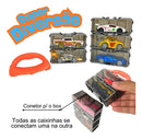 Kit 15 Carrinhos De Ferro Porta Maleta Compatível Com Hotwheels Atacarejo Kids