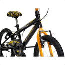 Bicicleta Infantil Masculina Aro 16 Herói Preta Menino Alumínio Husky