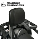 Mini Quadriciclo Elétrico Moto Infantil Bateria 12V Luz Som Controle Bivolt Brinqway BW-209 Cor Branco