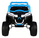 Carro Eletrico Infantil Utv 12v Azul Bivolt Luz Led Usb Controle Mini Jipe 2 Em 1