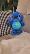 Pelúcia Stitch com Movimentos de Respiração e Sons Calmantes - Conforto e Magia