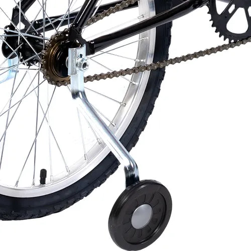 Bicicleta Aro 20 Infantil Mtb Girl Com Roda Lateral Cor Preto