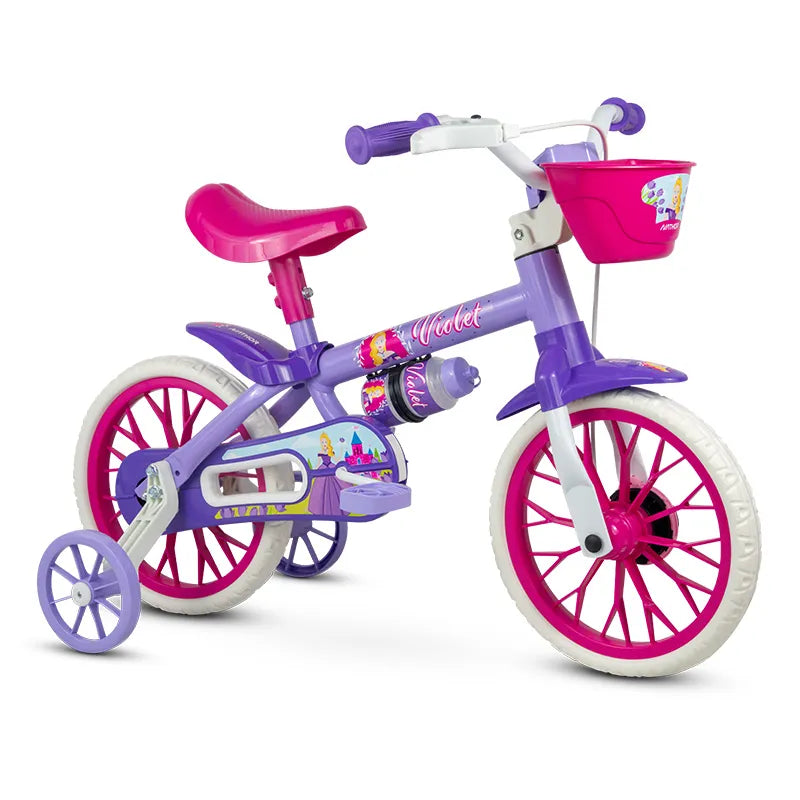 Bicicleta Infantil Nathor Aro 12 - Rosa