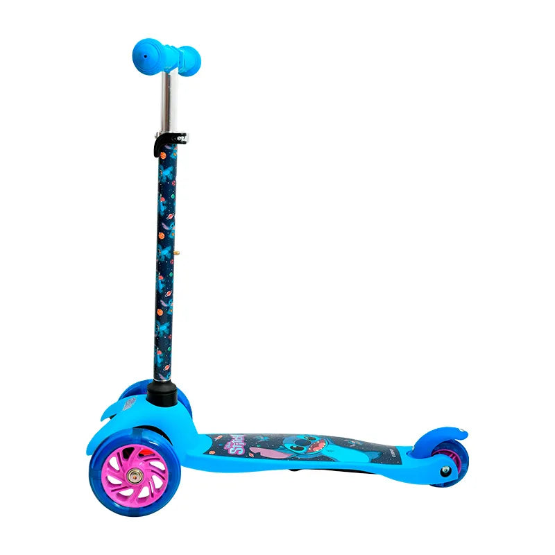 Patinete com LED Stitch Azul - Disney - BBR Toys