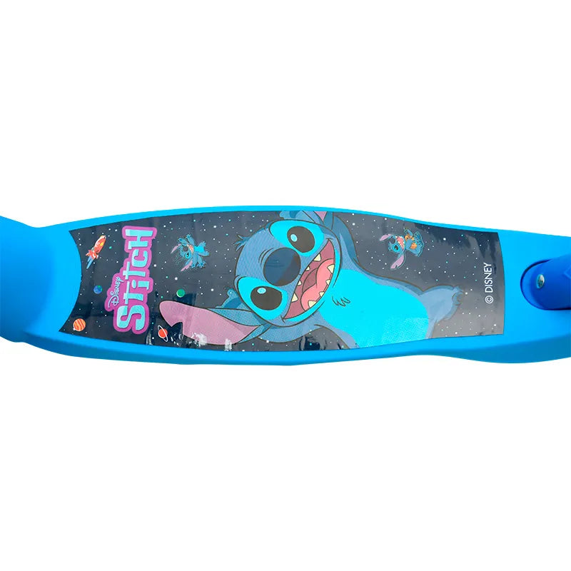 Patinete com LED Stitch Azul - Disney - BBR Toys