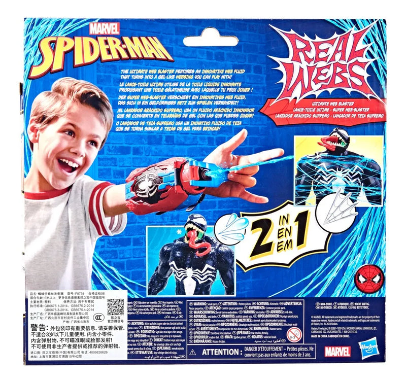 Lançador de Teia Supremo F8734 Homem-Aranha Real Webs Marvel Hasbro