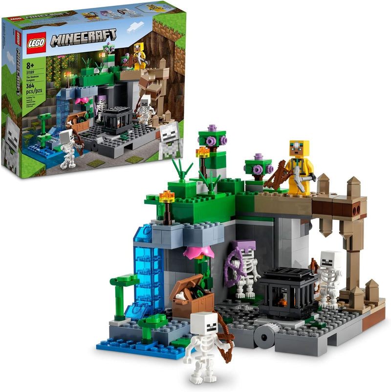 LEGO® Minecraft® - A Masmorra dos Esqueletos com 364 Peças