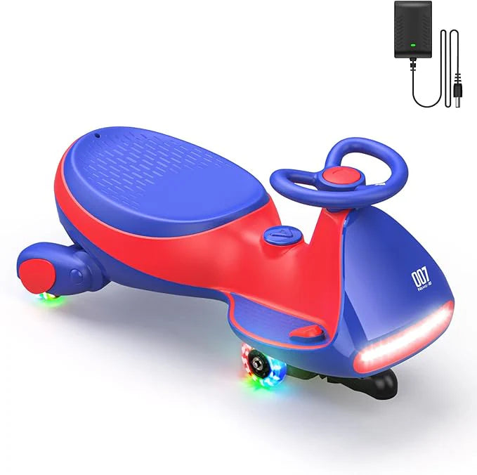 BabyCar Mini – Carro Elétrico Infantil com Pedal, Bateria e Rodas com LED