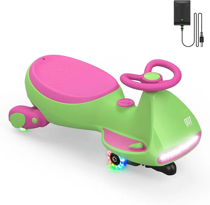 BabyCar Mini – Carro Elétrico Infantil com Pedal, Bateria e Rodas com LED